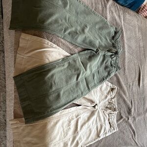 American Eagle Outfitters Olive Green Stretch Pants